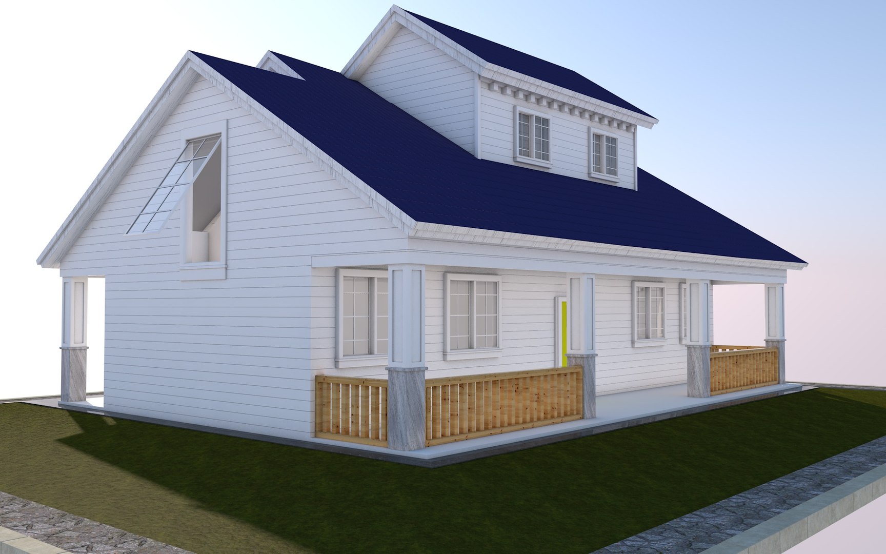 3D Mini House Model - TurboSquid 1875054