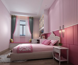 Modern girls room