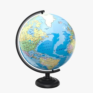 world globe 3D model