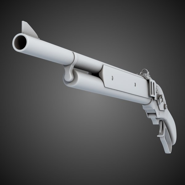 3d model winchester 1887 shotguns gun