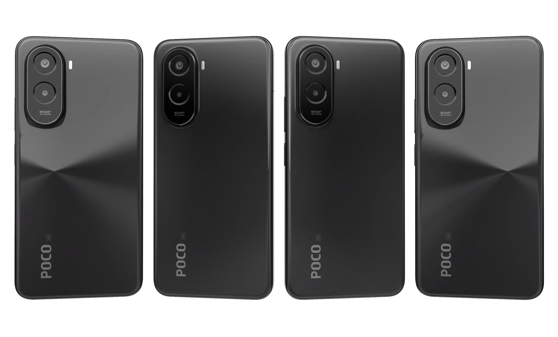 Realme P4 Steel Gray And Xiaomi Poco M7 Plus 5G Black 3D Model ...
