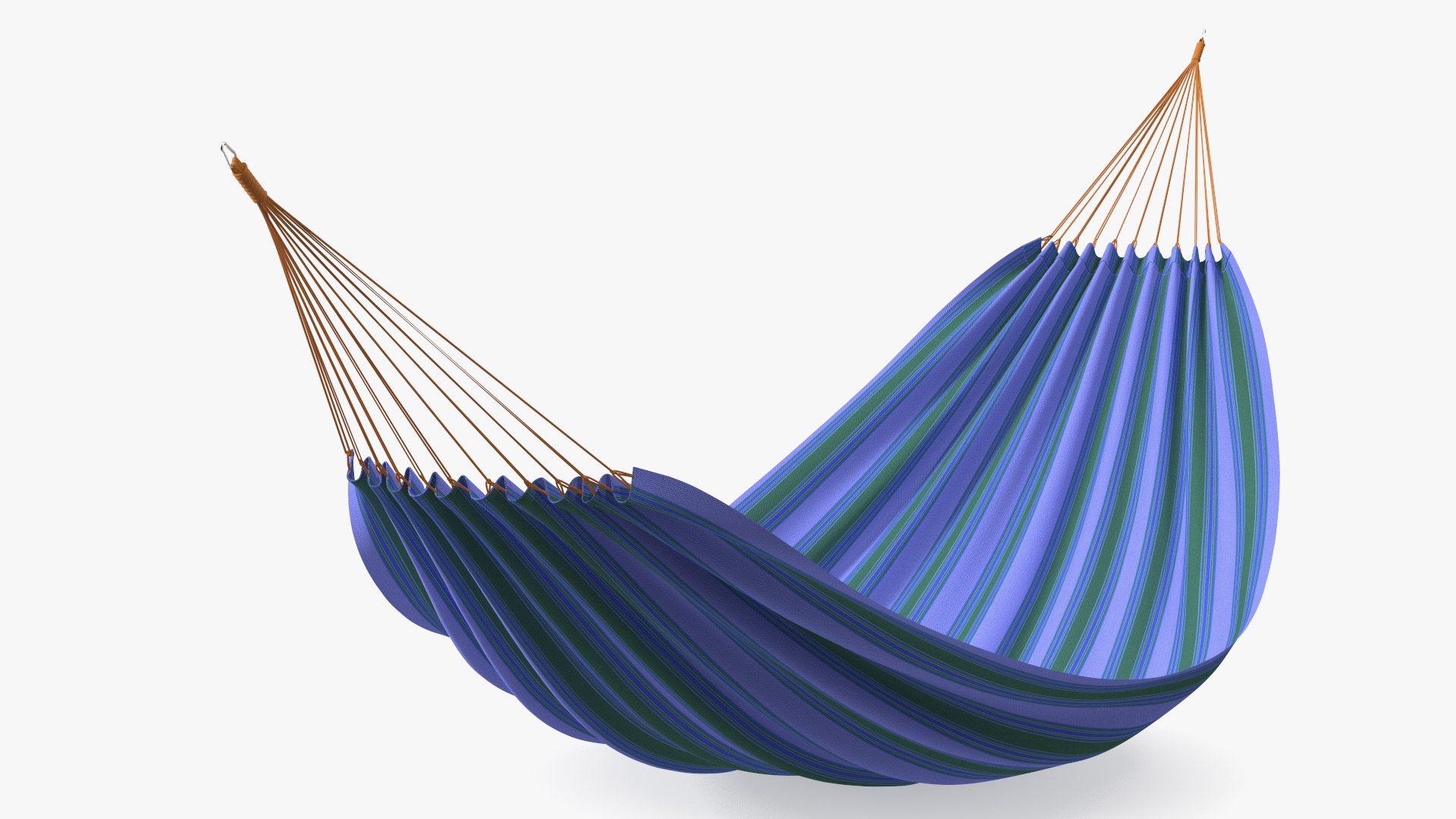 Striped Hammock Relaxation 3D model preview