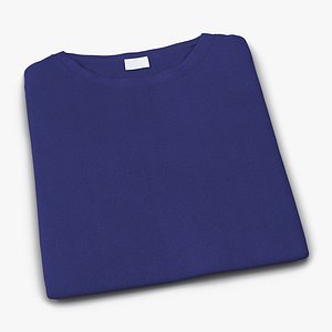 Folded TShirt Blue