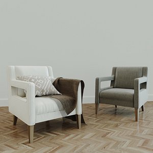 3D duke arm chair model