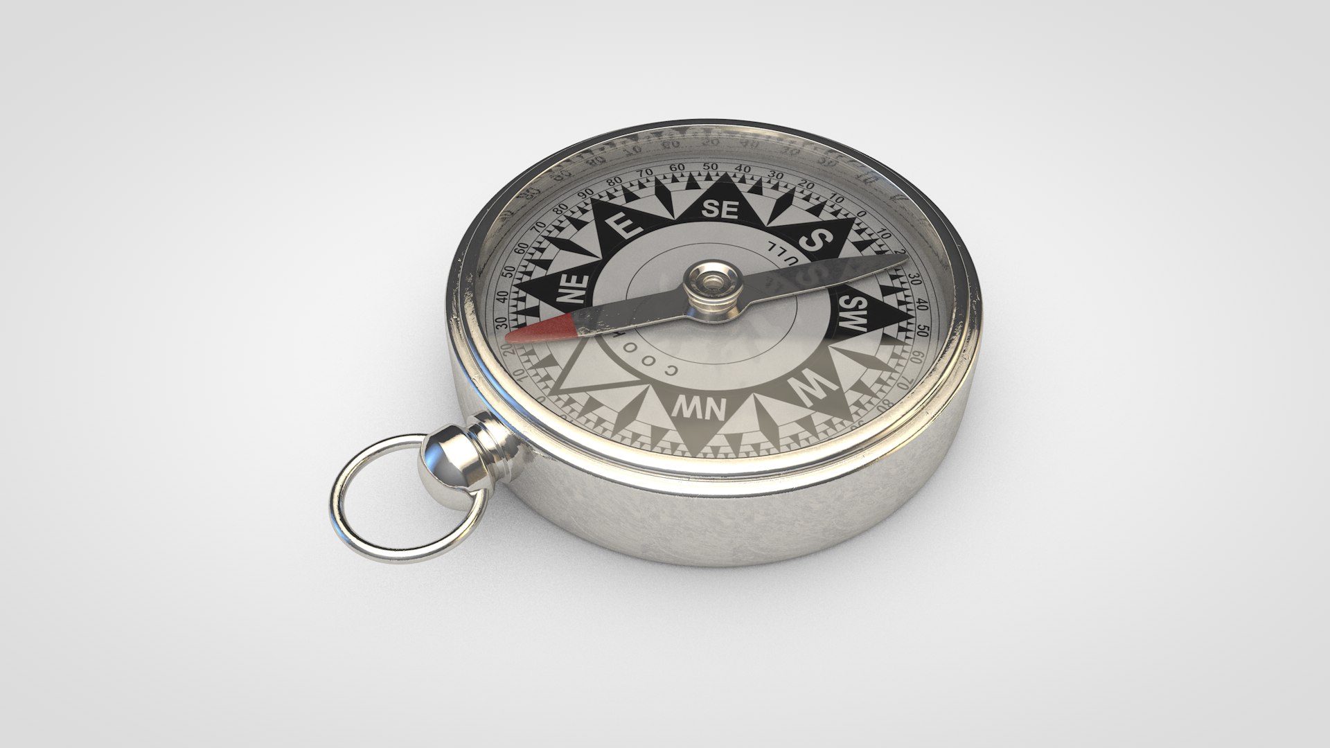 3d model compass