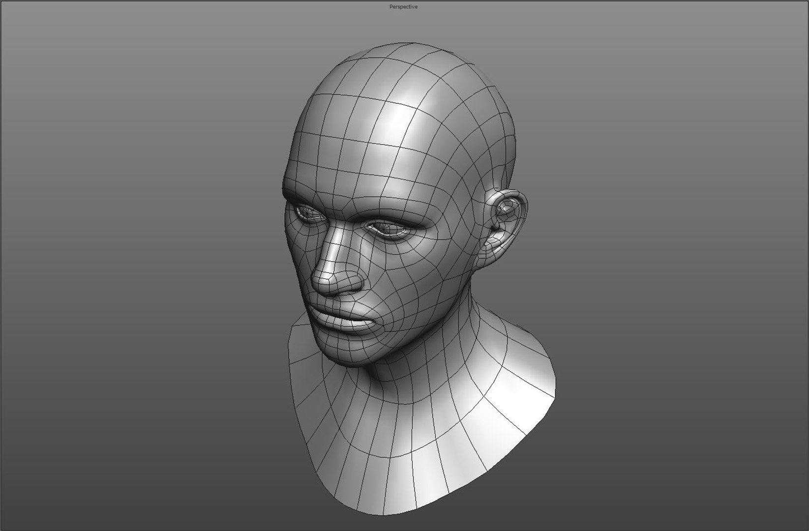 Character Head 3d Obj