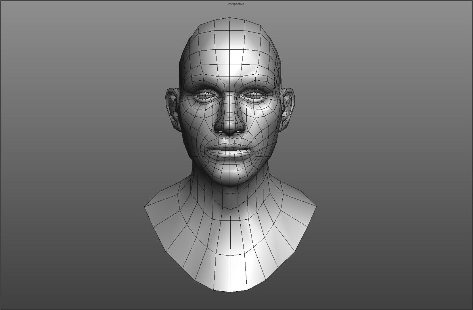 Character Head 3d Obj