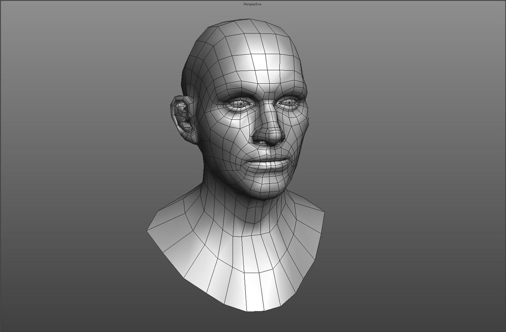 Character Head 3d Obj