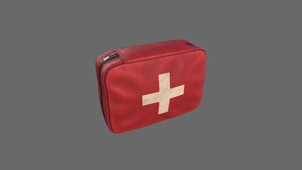 3D First Aid Kit model