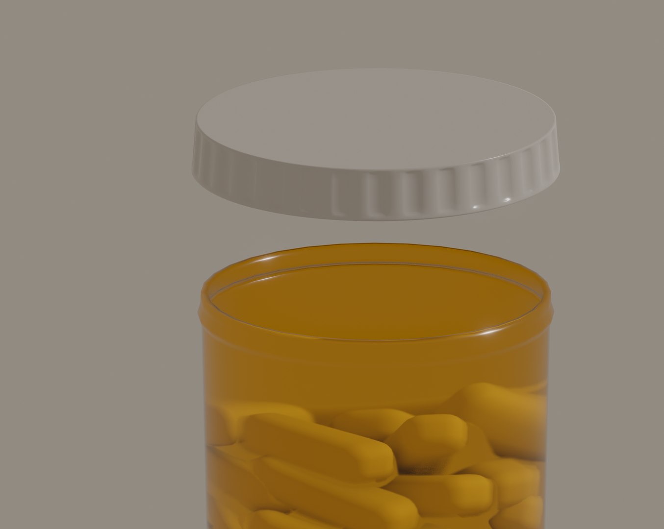 Pill Bottle 3D Model - TurboSquid 2058747