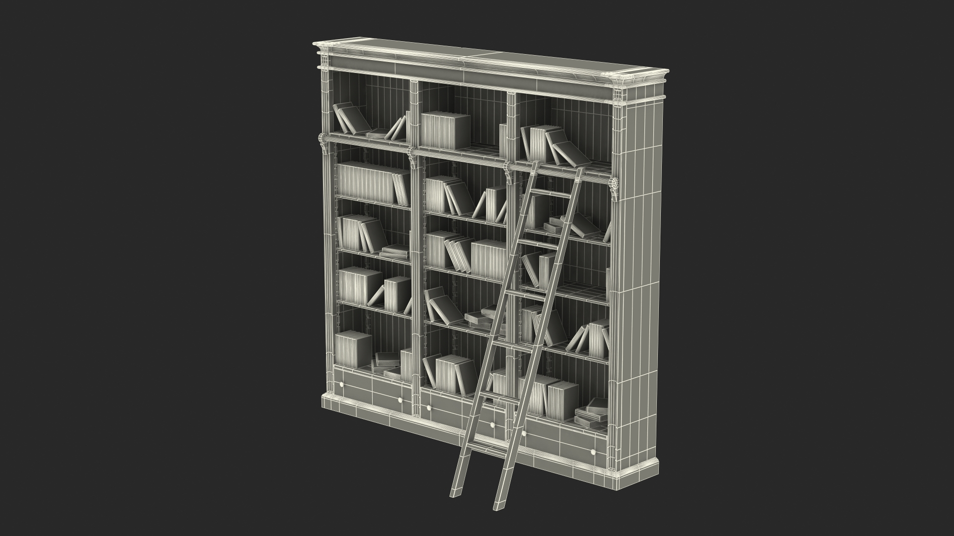 Classic deals white bookcase