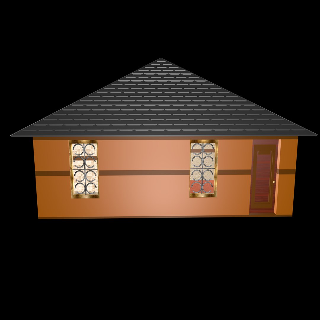 Free C4d Mode Small House
