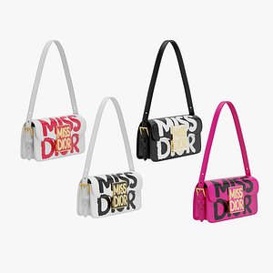 Miss Dior Flap Bags 3D model
