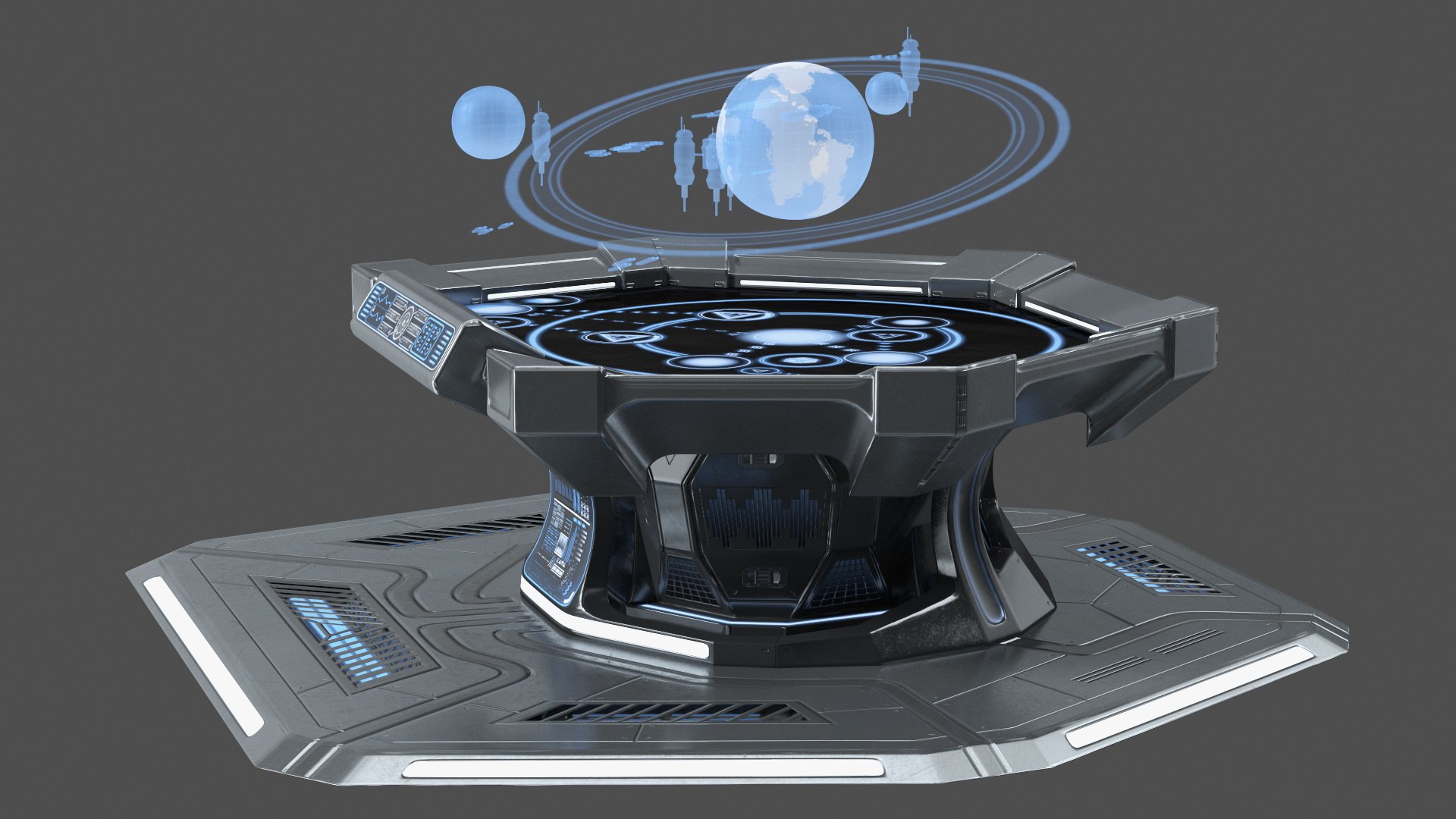 Grey Sci-fi Command Center Table 3D model https://p.turbosquid.com/ts-thumb/9s/wAglS5/kO/greyscificommandcentertable3dsmodel011/jpg/1694233907/1920x1080/fit_q87/53688ce6154c1f561b1dd19f81f761b56fc6d68b/greyscificommandcentertable3dsmodel011.jpg