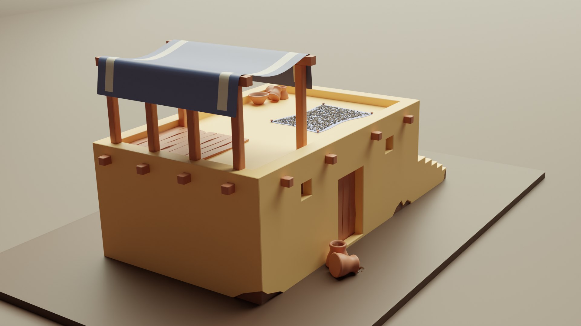 LowPoly 3D Model of a Ancient Mesopotamian House 3D model https://p.turbosquid.com/ts-thumb/9s/zRIJUp/3c/3/png/1671817197/1920x1080/fit_q87/3c2f01edb80a4c49d98276dd0b5ed27f481203a6/3.jpg
