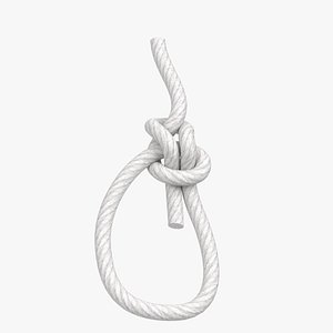 Bowline knot 3D model