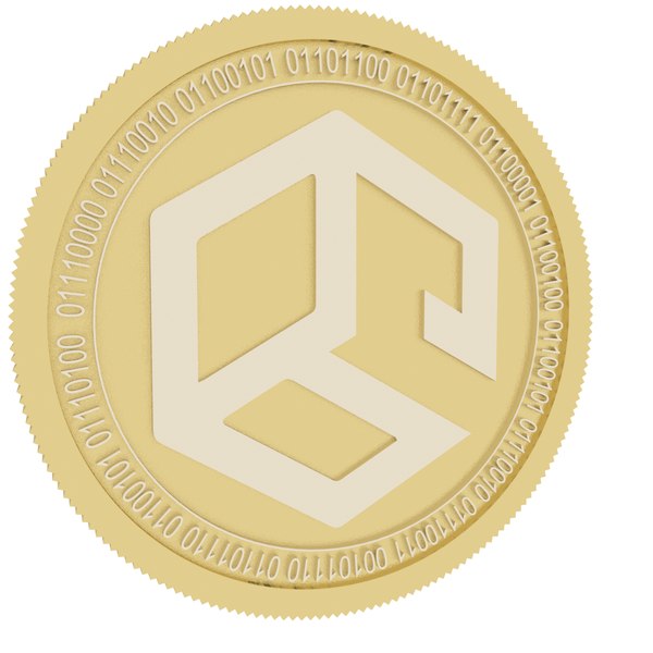 Cube gold coin model - TurboSquid 1495525