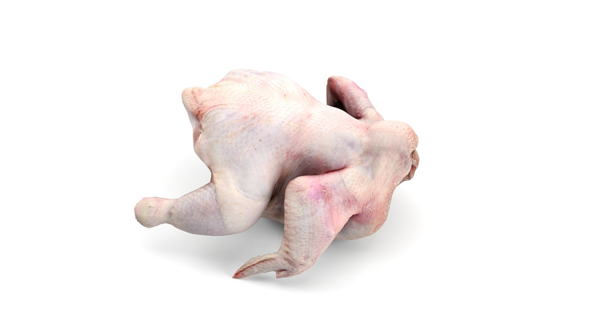 Raw Chicken 3d Lwo