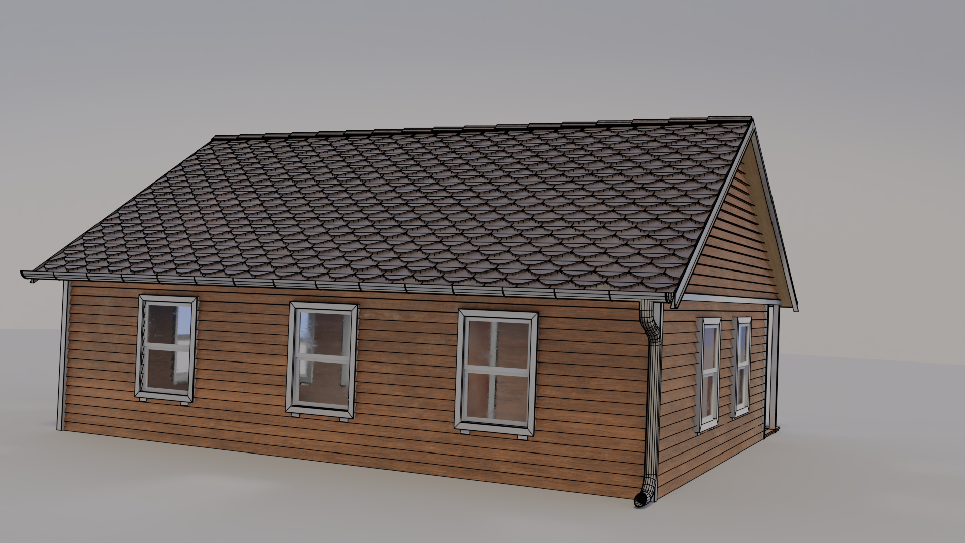 Wooden House 3d Model - Turbosquid 1274838