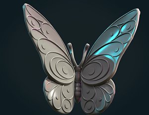3D Butterfly Wx model