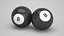 Pool Snooker Ball Nummer 8 Schwarz