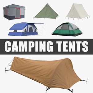 Camping Tents 3D Models Collection 3