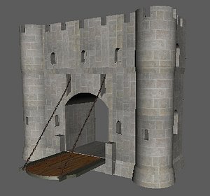 Tower Gate 3D model