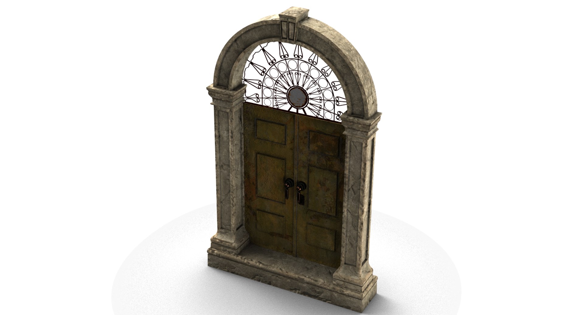 3D Metallic Door - TurboSquid 1415126