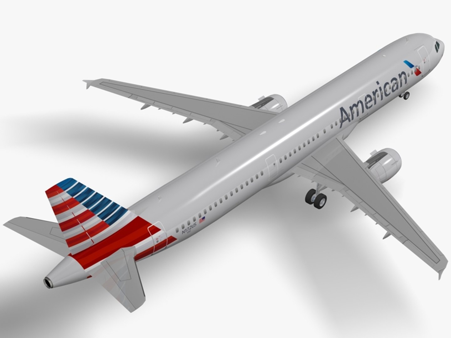 3ds airbus a321-211 american airlines