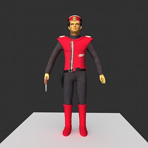 Captain Scarlet figure
