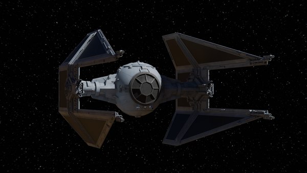 modelo 3d Interceptor TIE de Star Wars - TurboSquid 2330344