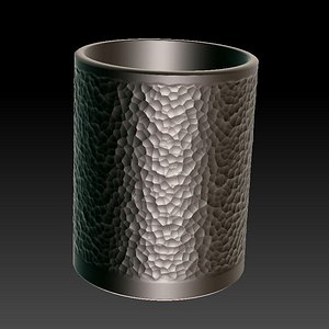 faceted cup printing model