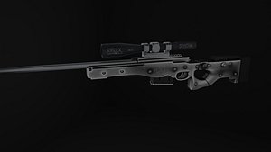 L115 AWM high poly 3D model
