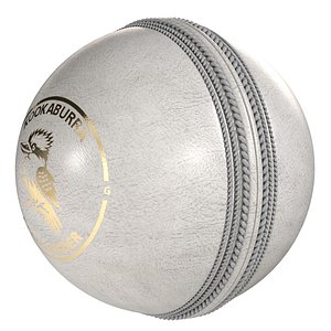Cricket ball white kookaburra model
