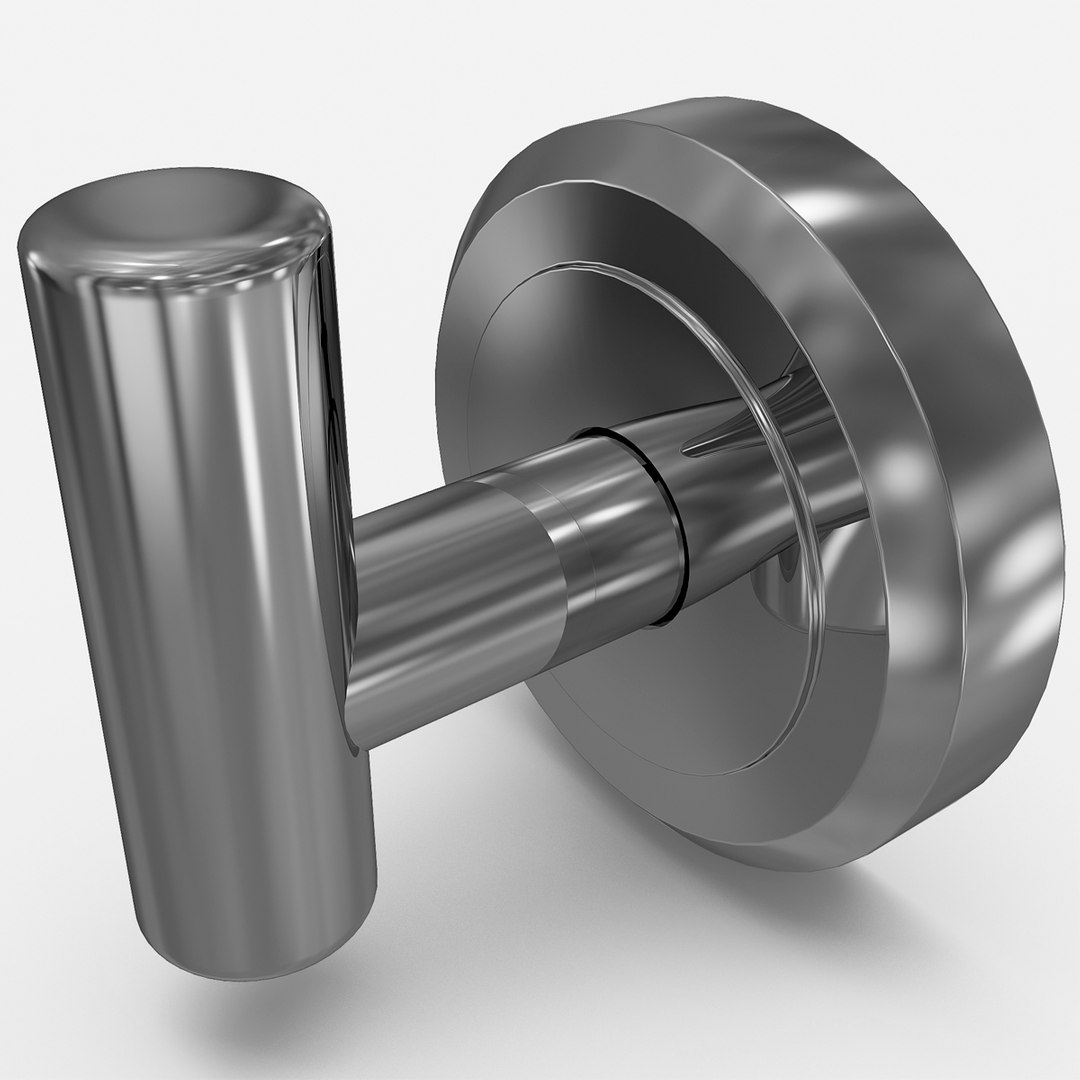Single Robe Hook C4d