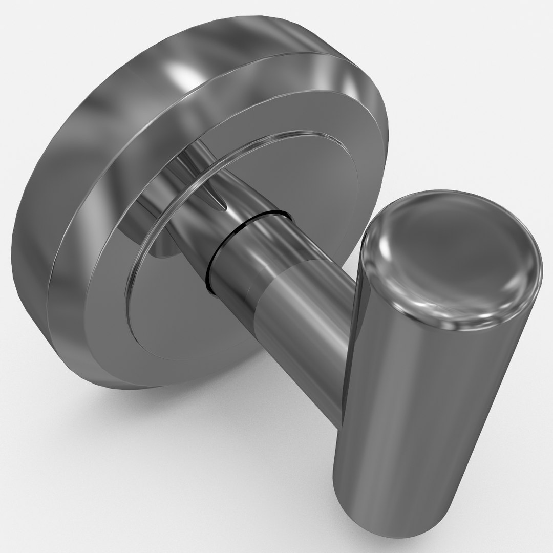 Single Robe Hook C4d