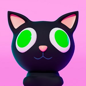 3D model Kitten