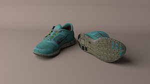 3D worn nike run 3