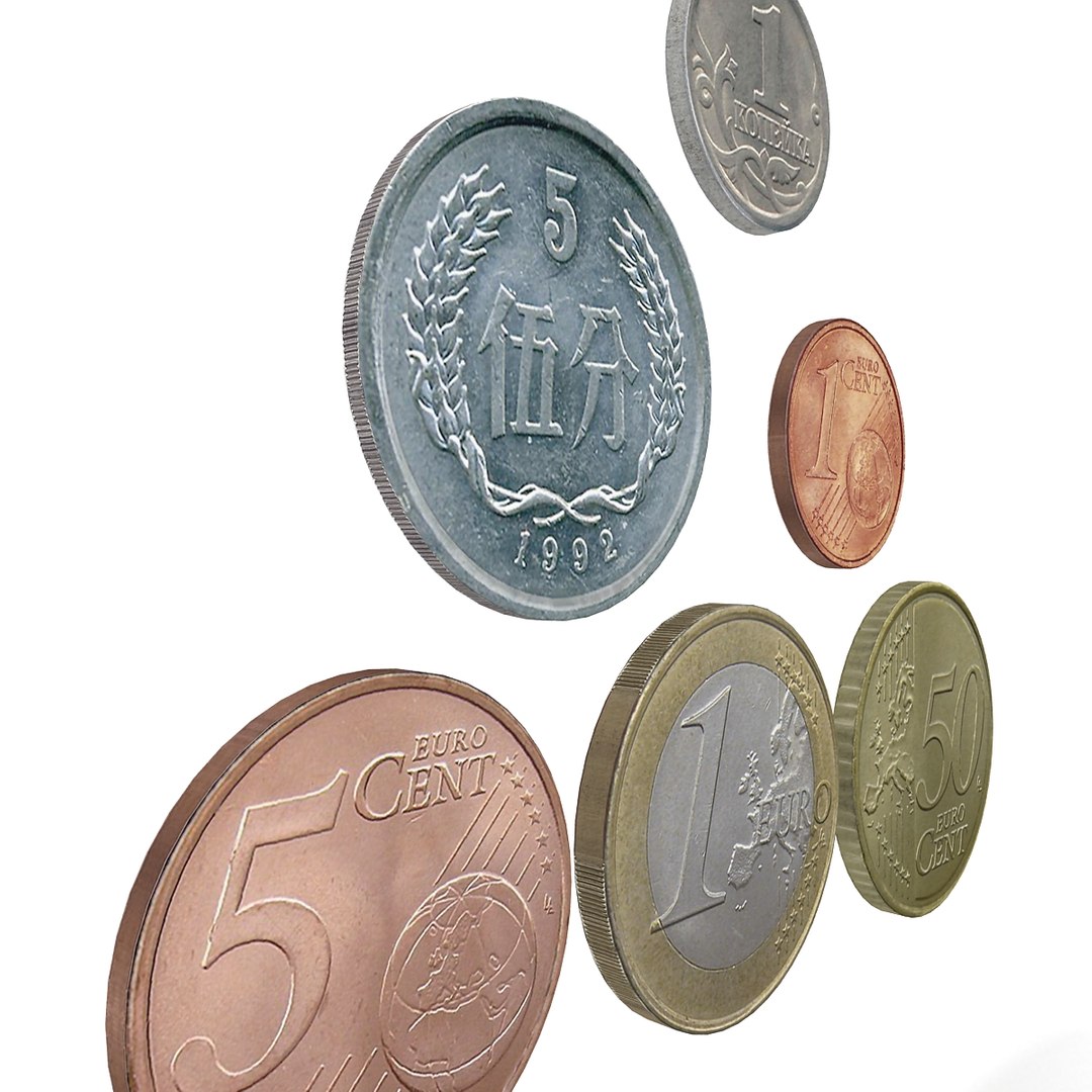 3d 6 Coins Model