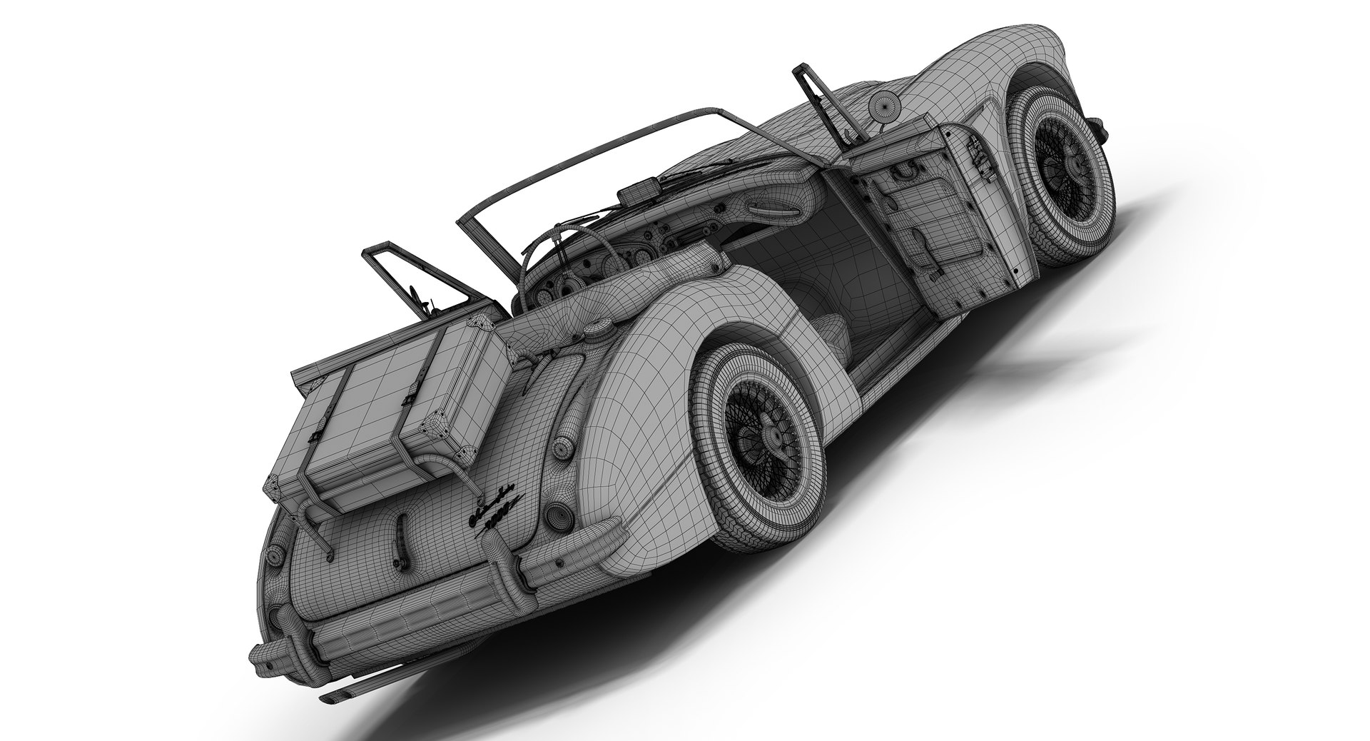 Austin-healey 3000 3D Model - TurboSquid 1297063