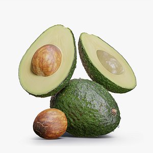 Avocado With Droplets