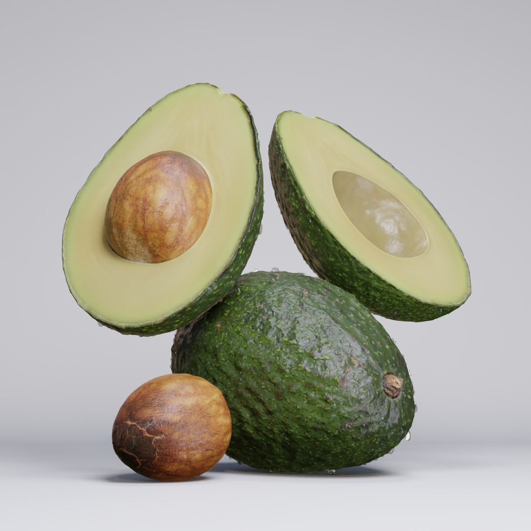 3D Avocado Hass 01 https://p.turbosquid.com/ts-thumb/9u/3UJ7bD/kk/avocado1/png/1721886019/1920x1080/turn_fit_q99/55c9a1910a43aa577ad26424e83d468f7e10c74e/avocado1-1.jpg