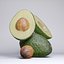 3D Avocado Hass 01
