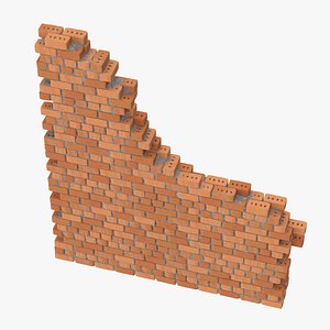 3d model brick section 02