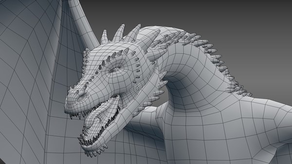 3D dragon blender model - TurboSquid 1378169