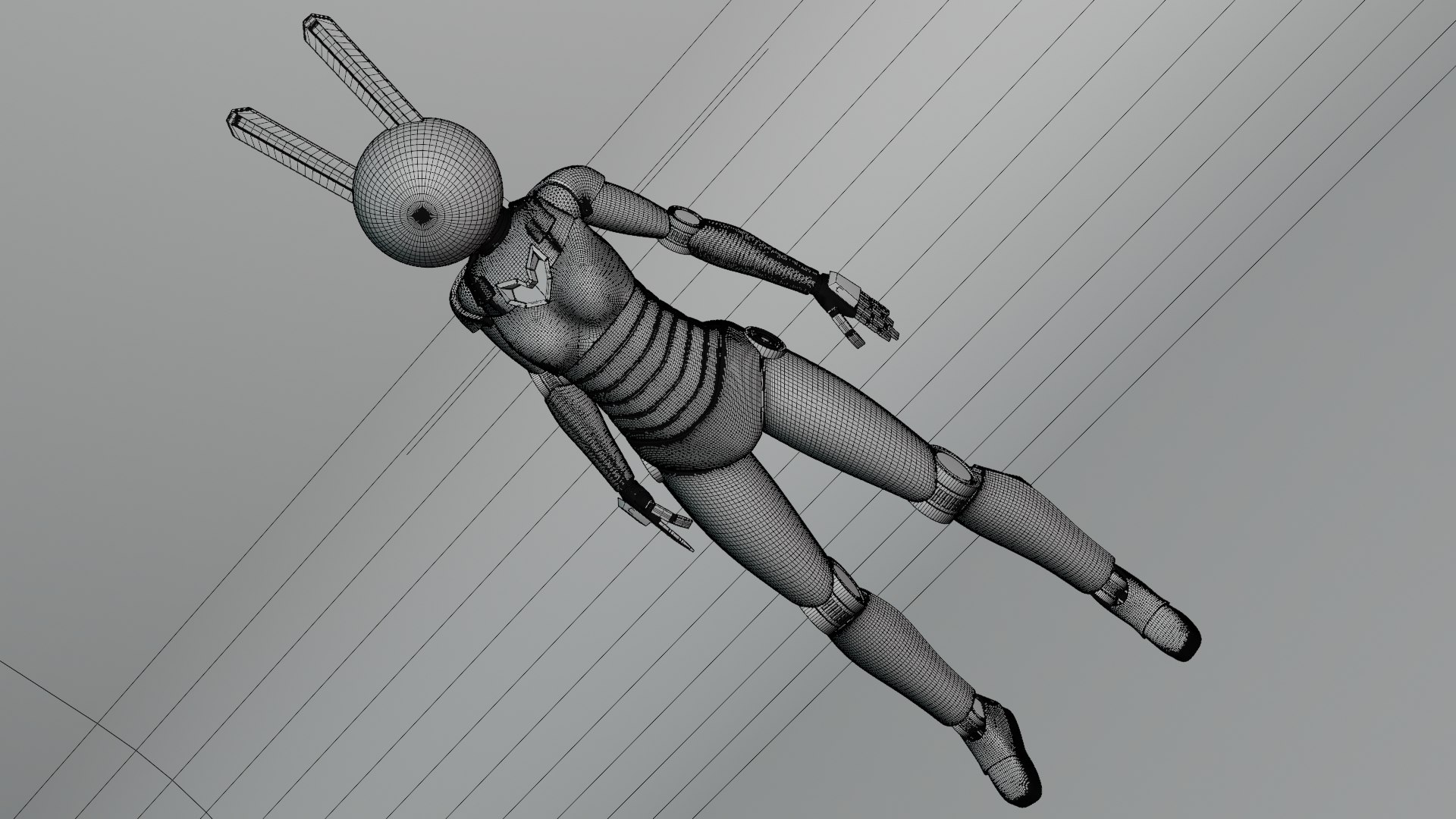 3D model Female Bunny Robot Character https://p.turbosquid.com/ts-thumb/9u/IWM4wy/cj/wireframe/jpg/1714919137/1920x1080/fit_q87/037e8a2c1e641bd458b11eaf3ef93822df6e8b74/wireframe.jpg
