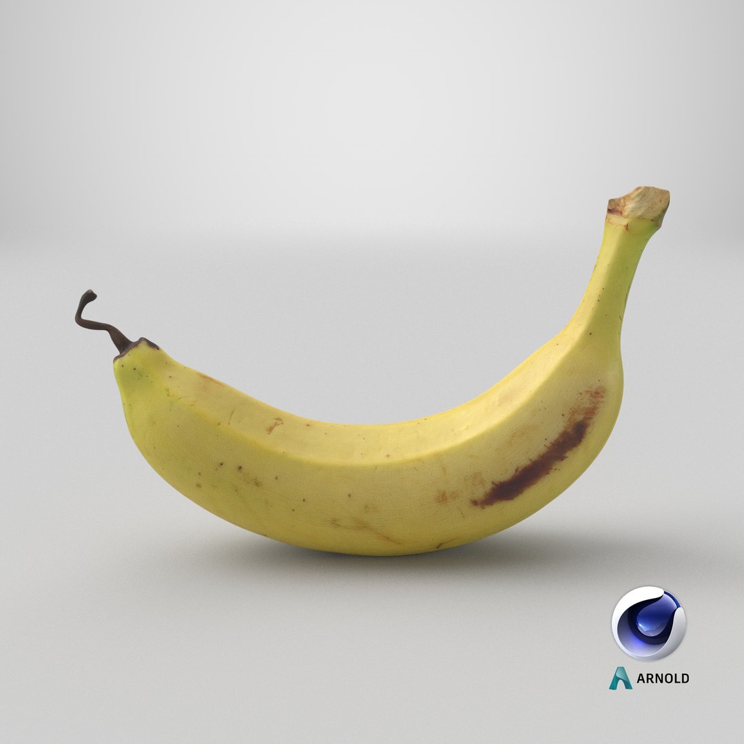 Banana with Twisty Dried Tip - 3D Scanned model https://p.turbosquid.com/ts-thumb/9u/JXUVKm/TT/stemcell_cinema_4d_arnold_render/png/1776695525/1920x1080/fit_q87/7f6c91d98ad66c74af8a20ad9d339ece6e7a53db/stemcell_cinema_4d_arnold_render.jpg