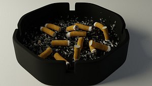 3D ashtray