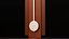 Moderne Pendelwanduhr aus Holz