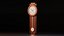 Moderne Pendelwanduhr aus Holz